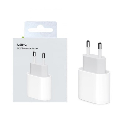 New 18W Type C EU Plug Charger USB-C power Adapter PD USB C Port  fast charge For Apple iPhone for ipad